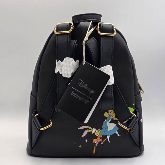Loungefly Disney Alice In Wonderland Glow-In-The-Dark Characters Mini Backpack main image 12